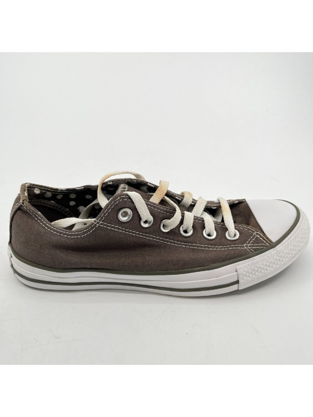 Converse Chuck Taylor All Star Low Womens Size 8 Gray Athletic Shoes Sneakers